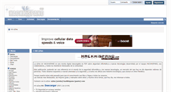 Desktop Screenshot of ezine.hackhispano.com