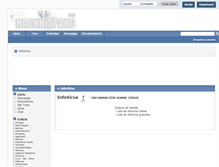 Tablet Screenshot of infovirus.hackhispano.com